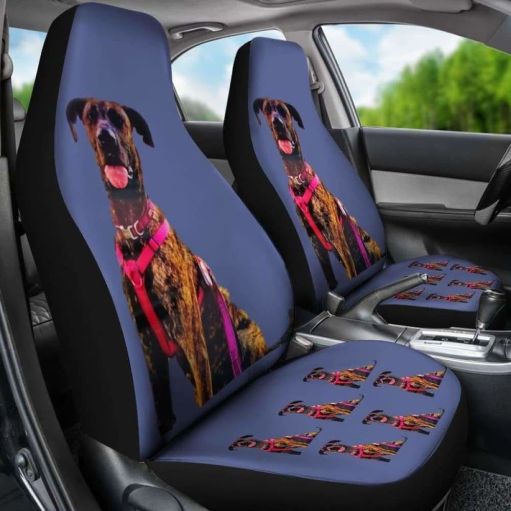 Great Dane Car Seat Covers Brindle