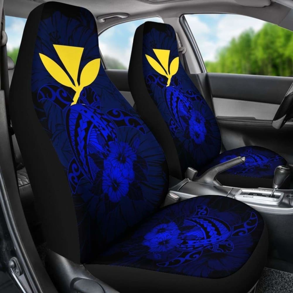 Hawaii Hibiscus Car Seat Cover - Harold Turtle - Blue - New