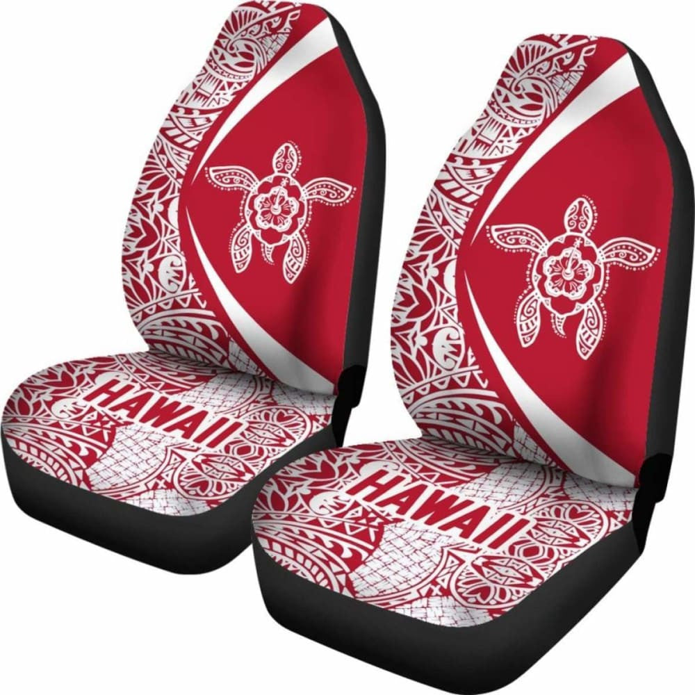 Hawaii Tribal Turtle Hibiscus Car Seat Covers New