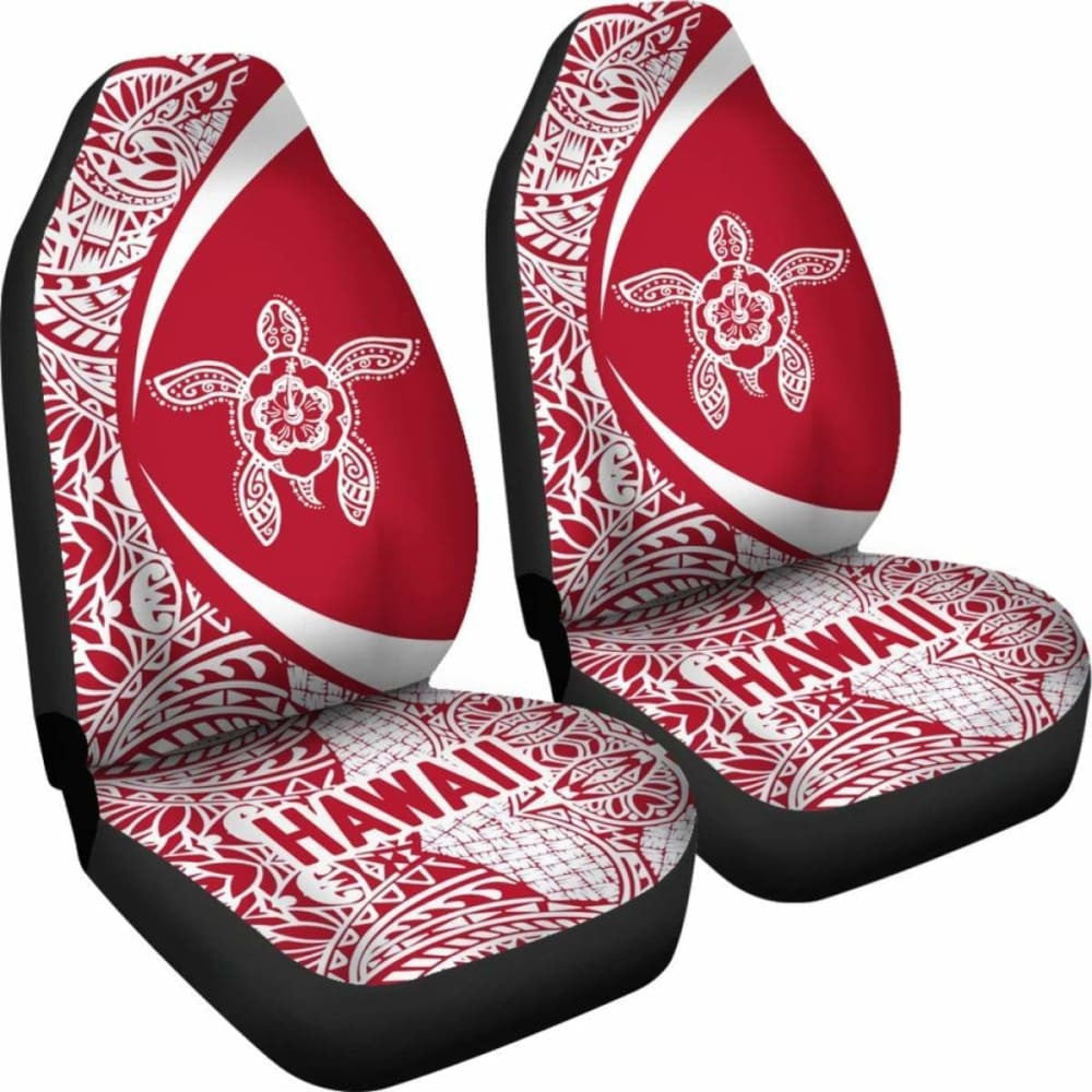 Hawaii Tribal Turtle Hibiscus Car Seat Covers New