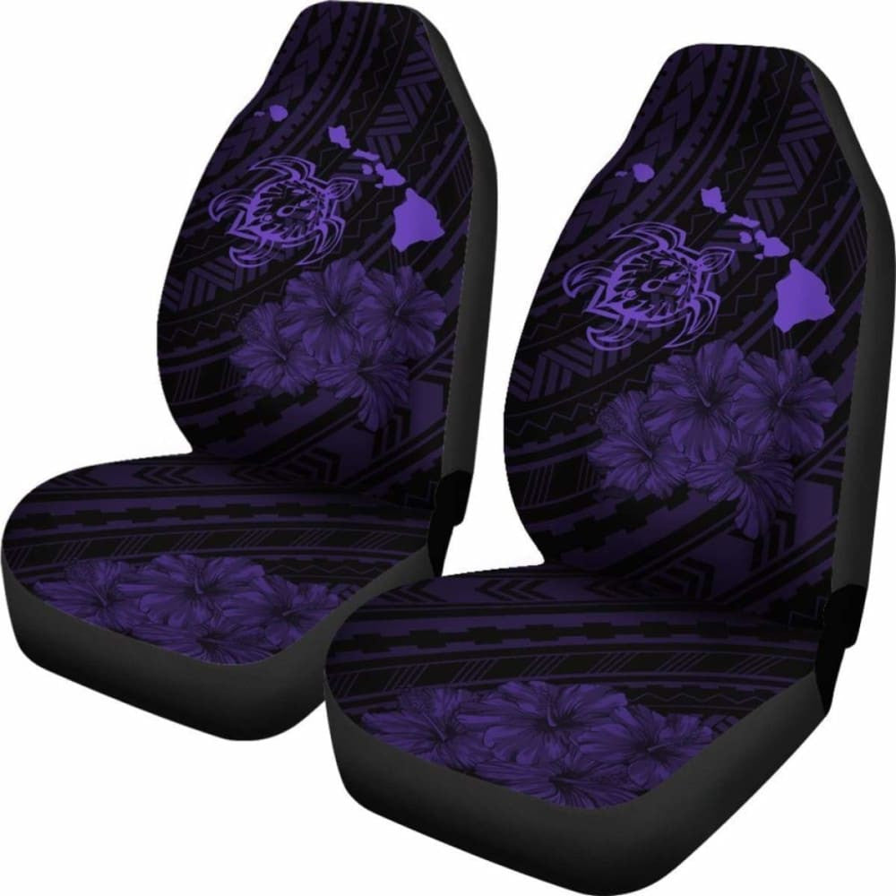 Hawaii Sea Turtle Is Swimming Toward Car Seat Covers Purple - New -