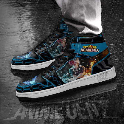 Musketeers Todoroki Shouto JD Sneakers Custom Anime My Hero Academia Shoes