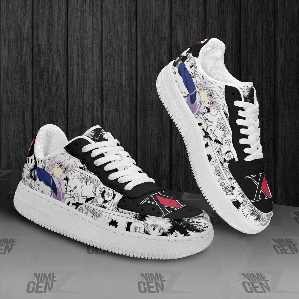 Hunter x Hunter Zoldyck Killua Air Sneakers Custom Anime Shoes