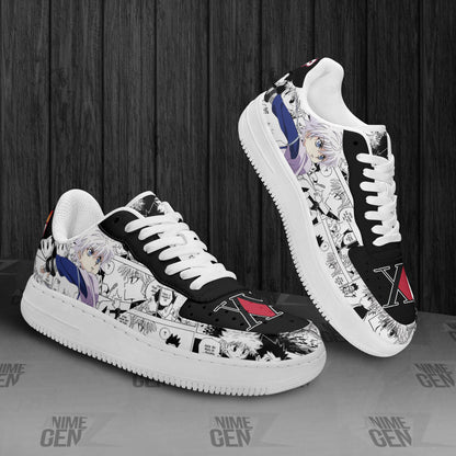 Hunter x Hunter Zoldyck Killua Air Sneakers Custom Anime Shoes