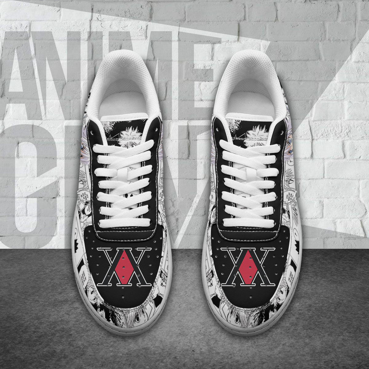 Hunter x Hunter Zoldyck Killua Air Sneakers Custom Anime Shoes