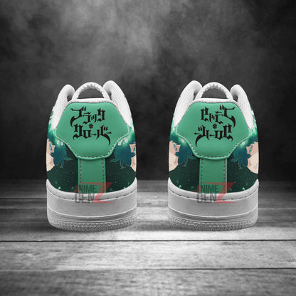 Black Clover Yuno Air Sneakers Custom Anime Shoes