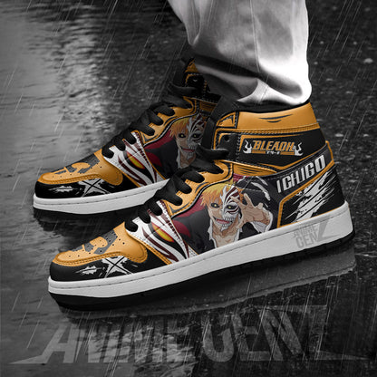 Bleach JD Sneakers Kurosaki Ichigo Holow Mask Custom Anime Shoes