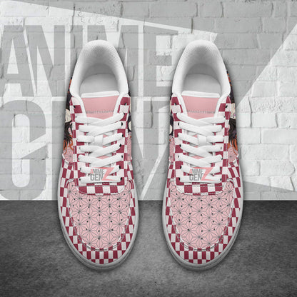 Demon Slayer Nezuko symbol Air Sneakers Custom Anime Shoes