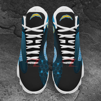 Los Angeles Chargers Air Jordan 13 Sneakers NFL Custom Sport Shoes