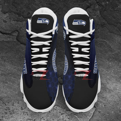 Seattle Seahawks Air Jordan 13 Sneakers NFL Custom Sport Shoes