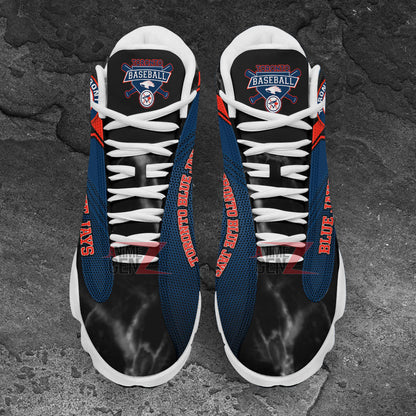 Toronto Blue Jays Air Jordan 13 Sneakers MLB Baseball Custom Sports Shoes
