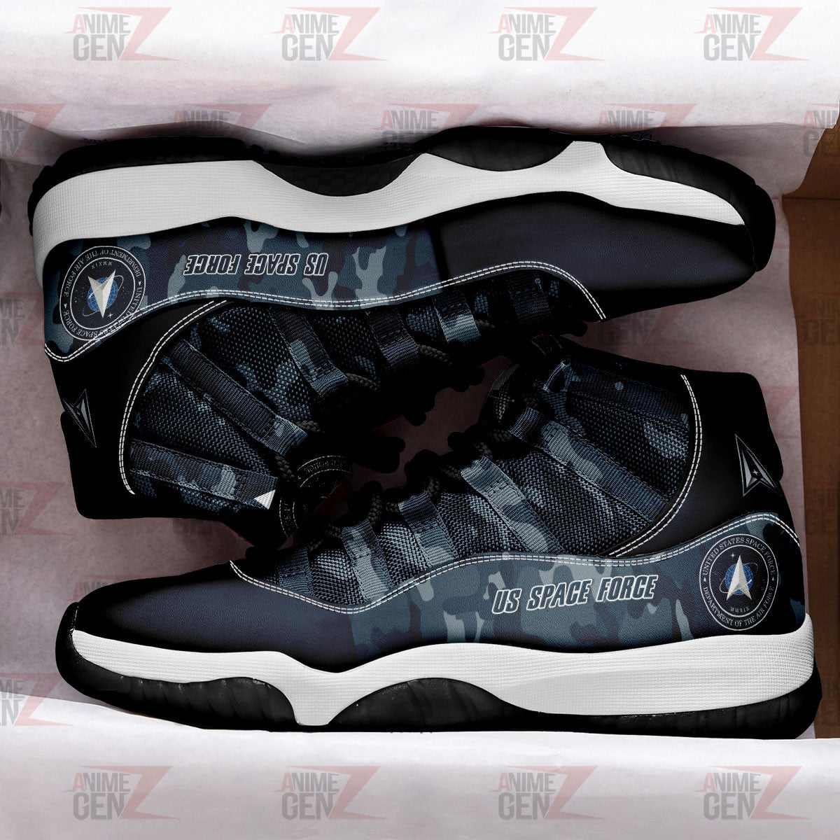 US Air Force Air Jordan 11 US Armed Force Custom Shoes Th221220-02