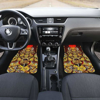 Samurai Yellow Amor Car Floor Mats