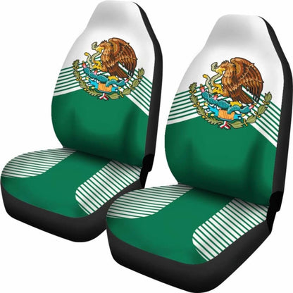 Mexico Green Coat Of Arms Car Seat Covers