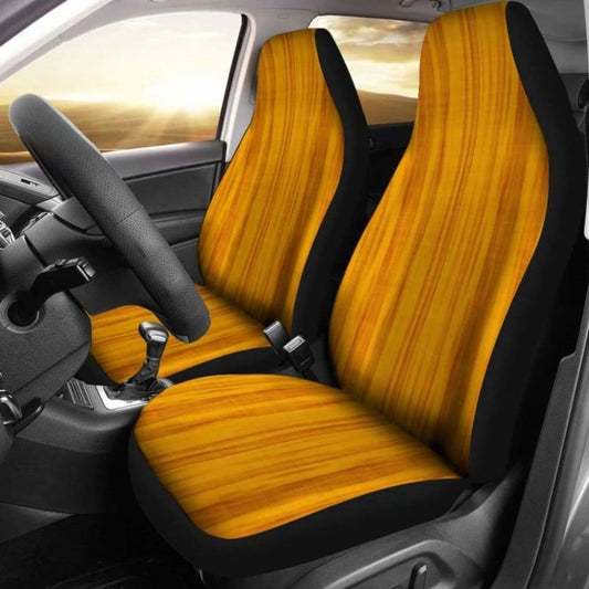 Yellow And Orange Tie Dye Car Seat Covers