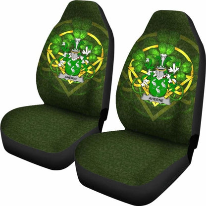 Aherne Or Mulhern \bIreland Car Seat Cover Celtic Shamrock ( Set Of Two)