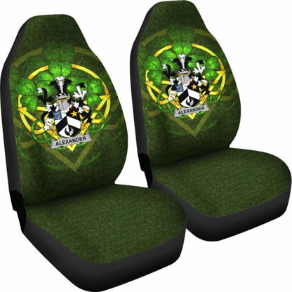 Alexander \bIreland Car Seat Cover Celtic Shamrock ( Set Of Two)