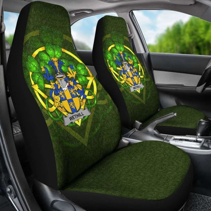 Wethill \bIreland Car Seat Cover Celtic Shamrock ( Set Of Two)