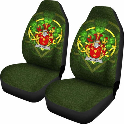Adams \bIreland Car Seat Cover Celtic Shamrock ( Set Of Two)