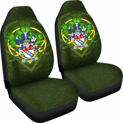Whelan \bIreland Car Seat Cover Celtic Shamrock ( Set Of Two)