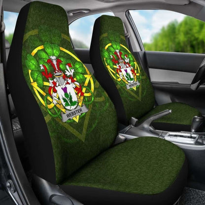 Webster \bIreland Car Seat Cover Celtic Shamrock ( Set Of Two)