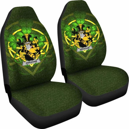 Abraham \bIreland Car Seat Cover Celtic Shamrock ( Set Of Two)
