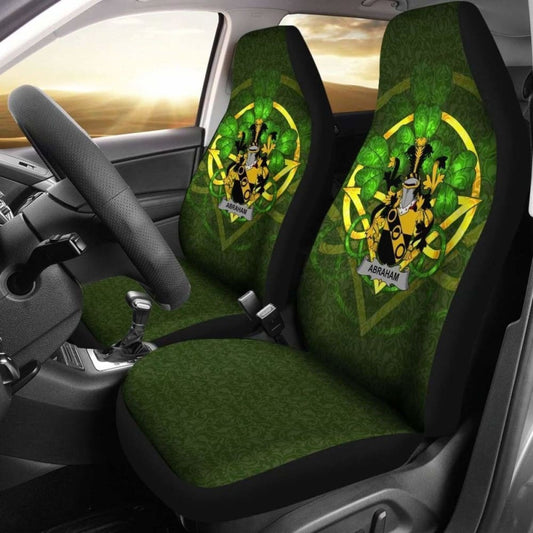 Abraham \bIreland Car Seat Cover Celtic Shamrock ( Set Of Two)