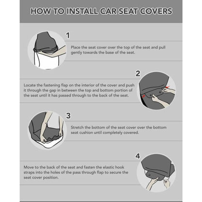 Zebra Print Car Seat Covers