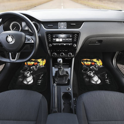 Amazing Couple Love Calavera Sugar Skull Style Car Floor Mats