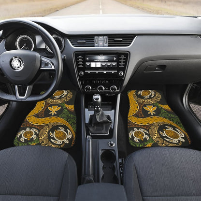 Amazing Native Hawaiians Kanaka Maoli Polynesian Tattoo Turtle Car Floor Mats