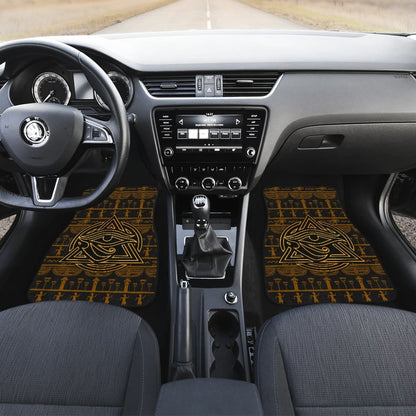 Amazing Ancient Egyptian Eyes Of Horus Powerful Symbol Car Floor Mats