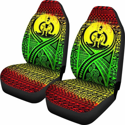 nuatu Car Seat Cover - nuatu Coat Of Arms Polynesian Tattoo Reggae -