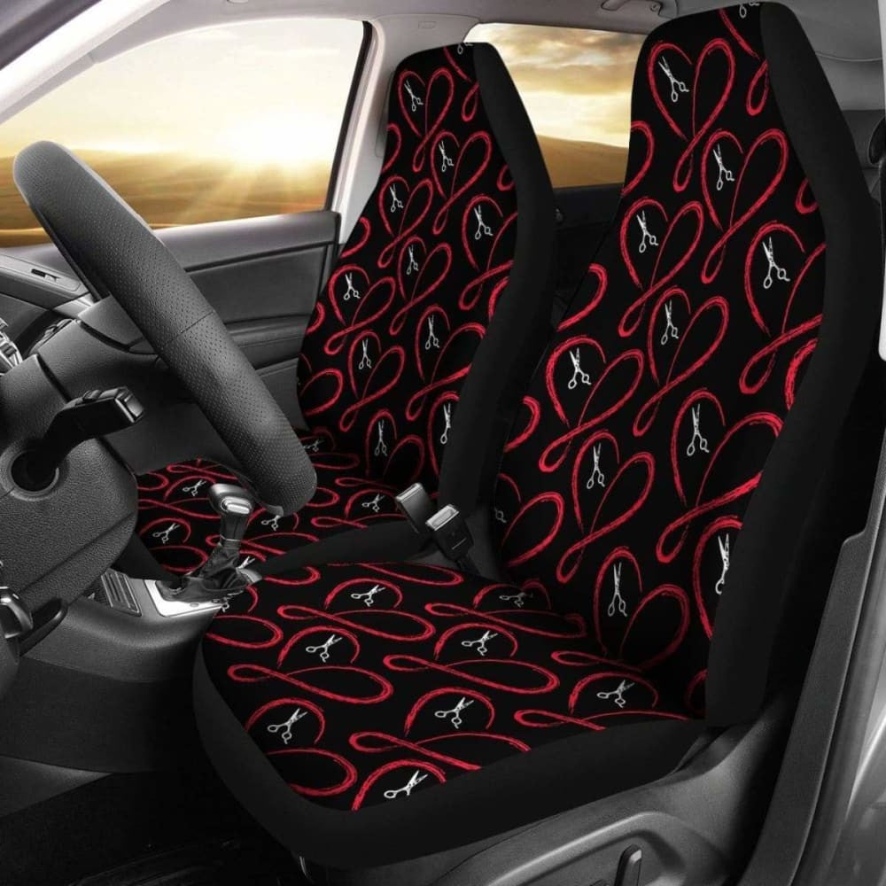 Love Infinity Hairstylist Car Seat Covers