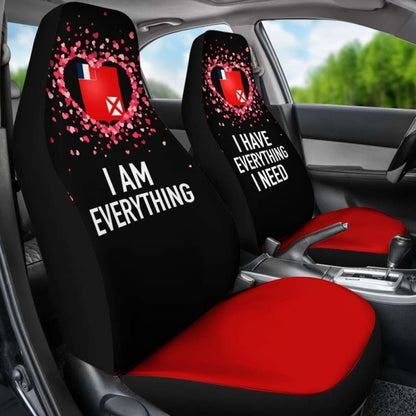 Wallis And Futuna Car Seat Covers Couple Valentine Everthing I Need (Set Of Two)