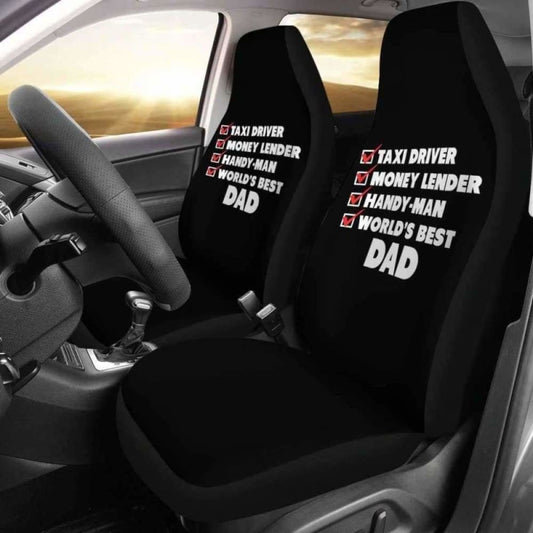Worlds Best Dad Car Seat Covers