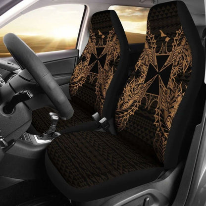 Wallis And Futuna Polynesia Car Seat Cover Map Gold