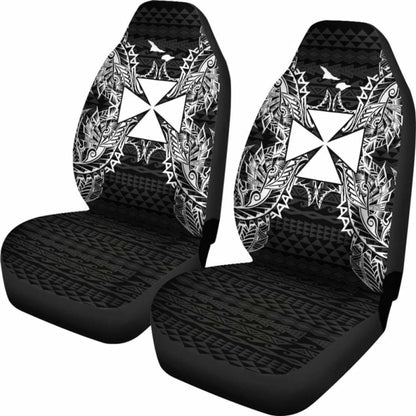 Wallis And Futuna Polynesia Car Seat Cover Map Black