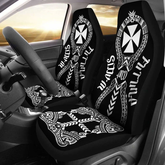 Wallis And Futuna Car Seat Covers - Wallis And Futuna Coat Of Arms Polynesian Tribal -
