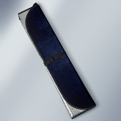 Navy Blue Grunge Car Auto Sun Shades
