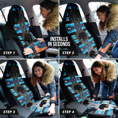 Blue Bear Midnight Lake Car Seat Covers