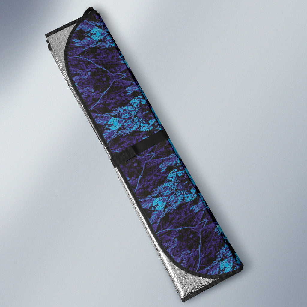 Blue Mandala Circle Car Auto Sun Shades