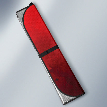 Red Ombre Car Auto Sun Shades Watercolor