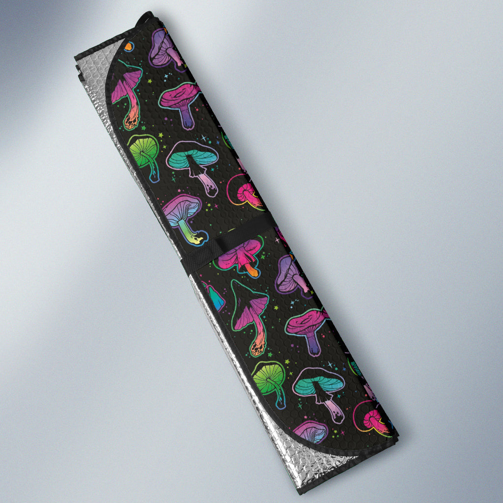Mushroom Magical Colorful Car Auto Sunshade