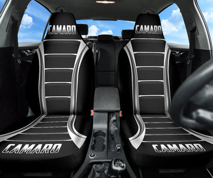 Camaro Gloss Black Car Seat Covers