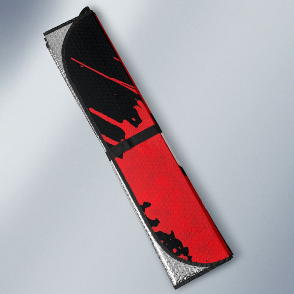 Red And Black Toyota Amazing Style Car Auto Sun Shades Custom