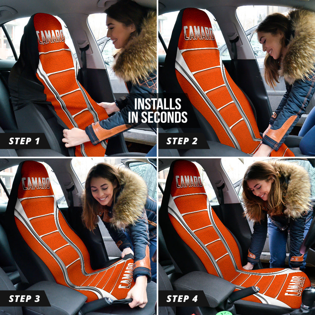 Camaro Hugger Orange Car Seat Covers