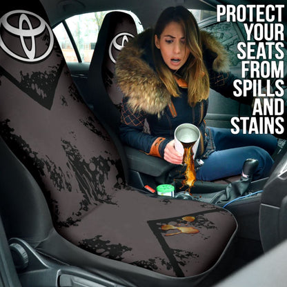 Black And Grey Toyota Amazing Style Car Seat Covers Custom