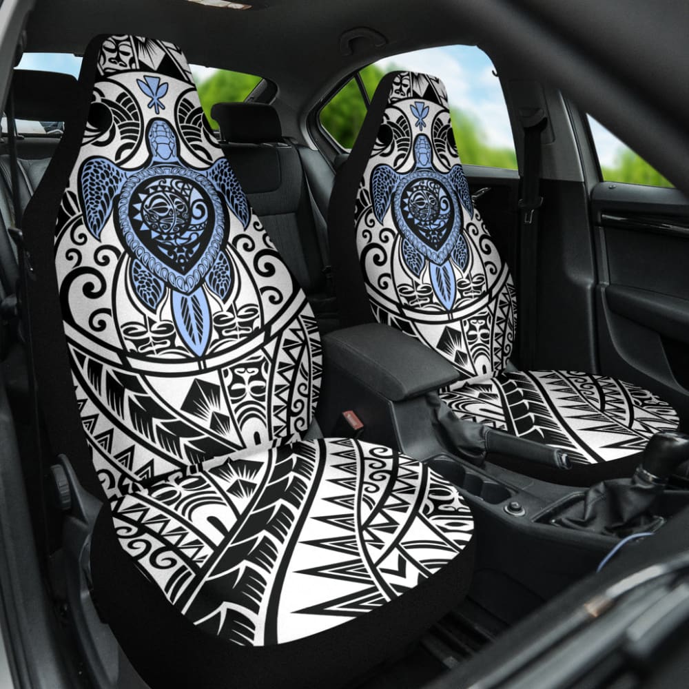 Gift Ideas Kanaka Maoli Hawaiian Polynesian Tattoo Turtle Car Seat Covers