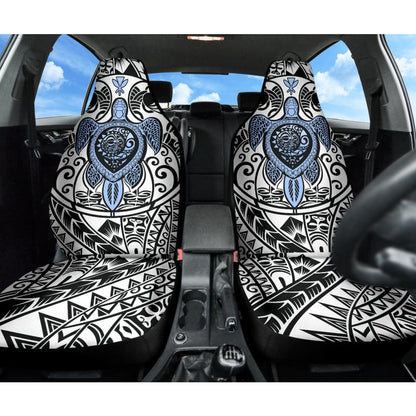 Gift Ideas Kanaka Maoli Hawaiian Polynesian Tattoo Turtle Car Seat Covers