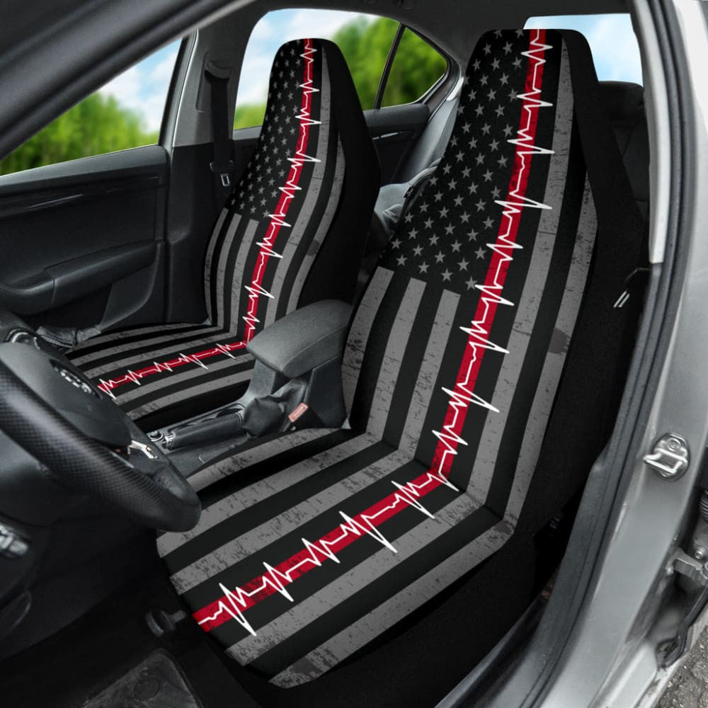 Nurse Car Seat Covers Custom American Flag